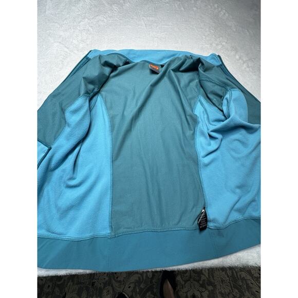 Merrell Aeroblock Full Zip Softshell Jacket Blue XXL Wind Resistant Outdoor Hike - Picture 8 of 12